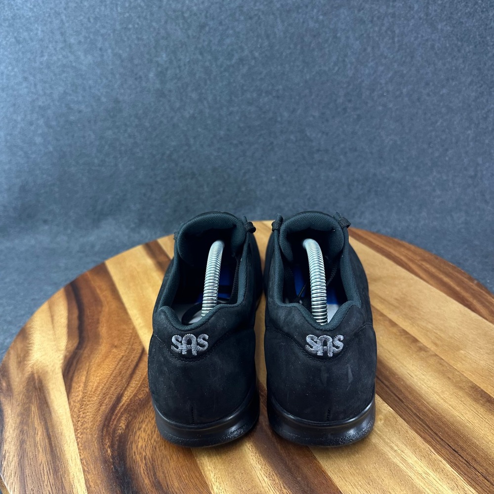 SAS Free Time Womens 10 M Black Nubuck Leather Walking Shoes Sneakers 2854108 - Picture 8 of 13